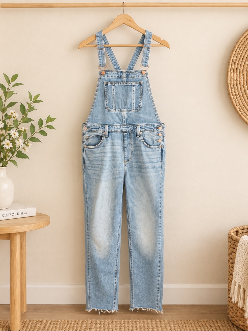 Universal Thread Light Blue Denim Overalls